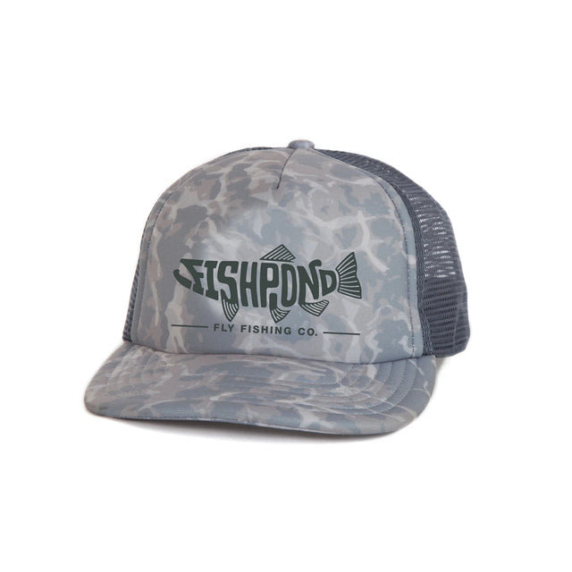 Fishpond Pescado Foam Trucker Hat - Overcast Camo Hats, Gloves, Socks, Belts