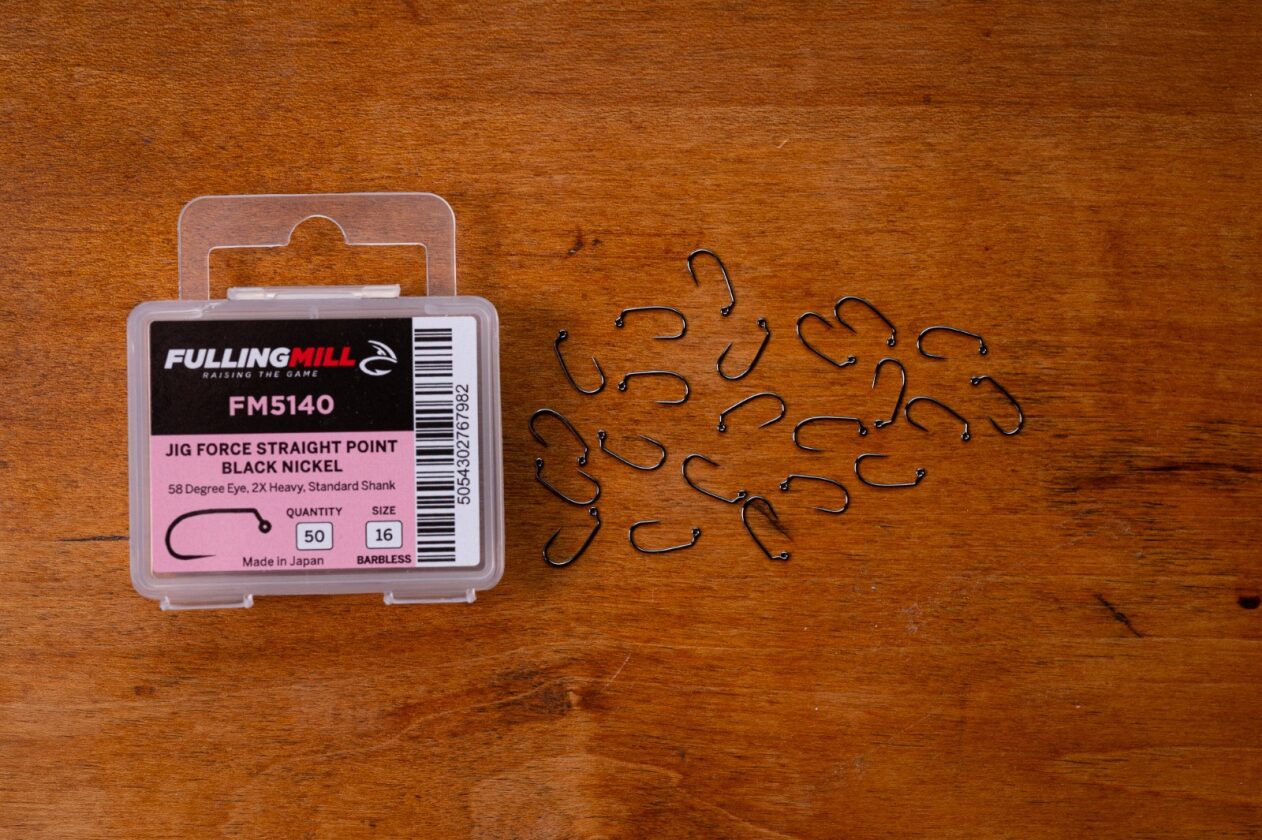 Fulling Jig Force Straight Point Hook Hooks