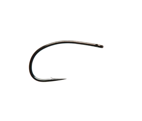 Fulling Mill All Purpose Grub Black Nickel Hook #10 Hooks