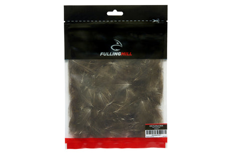 Fulling Mill CDC Feathers Bulk 3g Natural Grey Saddle Hackle, Hen Hackle, Asst. Feathers