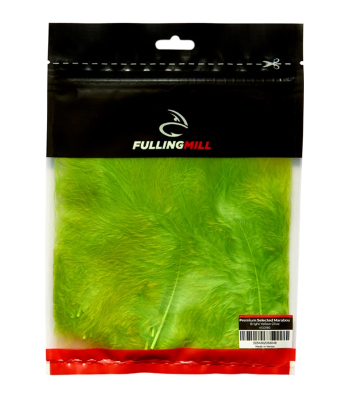 Fulling Mill Premium Selected Marabou Bright Yellow Olive