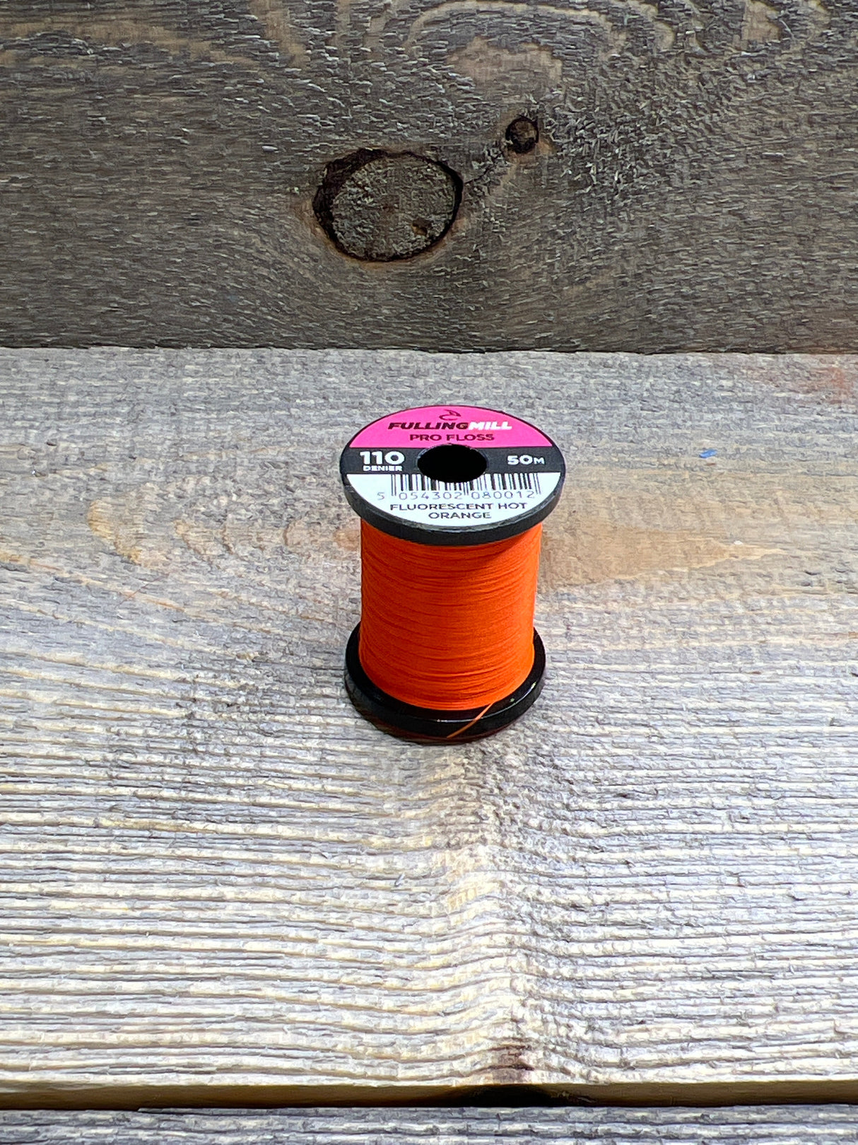 Fulling Mill Pro Floss 110 Denier Fluorescent Hot Orange Threads