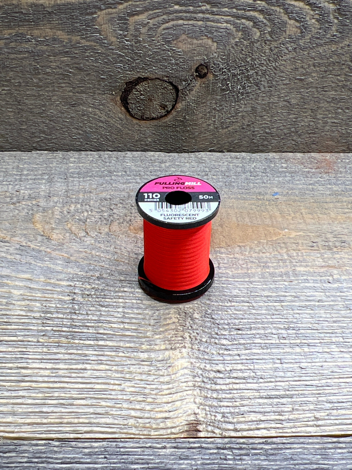 Fulling Mill Pro Floss 110 Denier Fluorescent Safety Red Threads