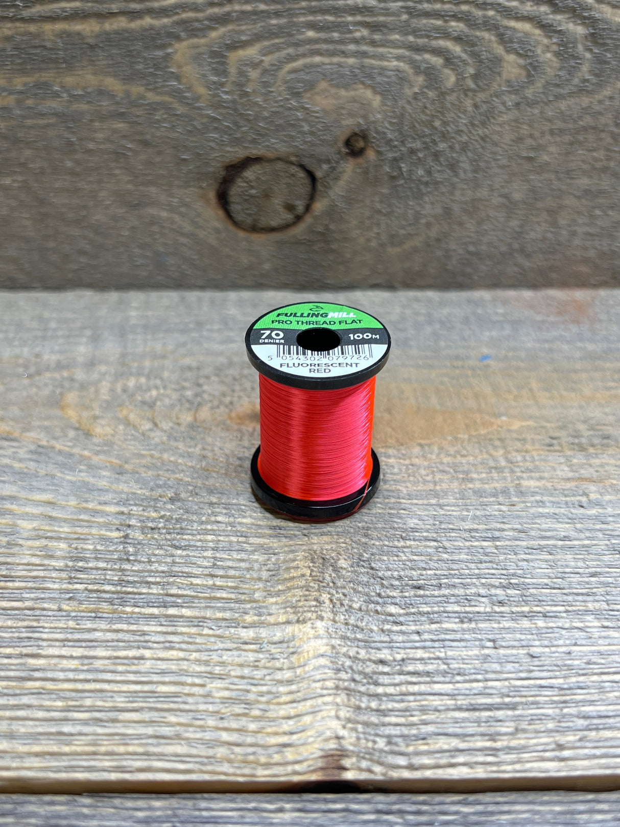 Fulling Mill Pro Thread Flat 70 Denier Fluorescent Red Threads