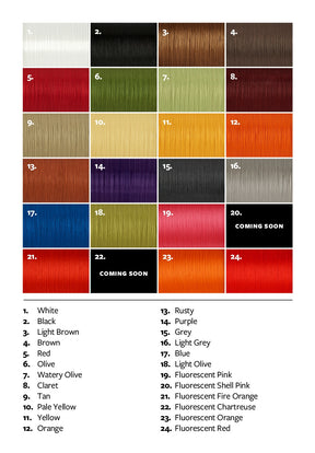 Fulling Mill Pro Thread Twisted 70 Denier Threads