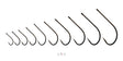 Fulling Mill Streamer Stripper V2 Hook Non Reflective Black Hooks