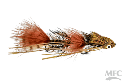 Galloup's Dungeon Streamer Craw Orange Flies