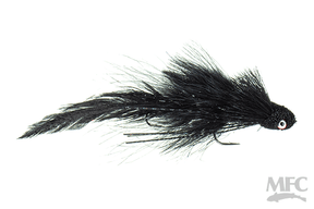 Galloup's Flat Head Kitty Streamer Black Flies