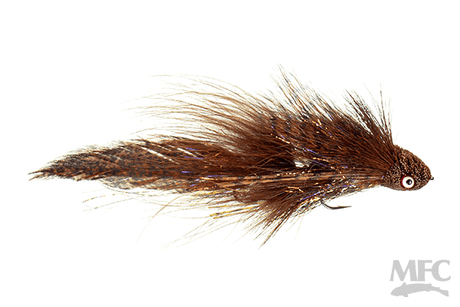 Galloup's Flat Head Kitty Streamer Brown Flies