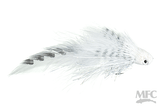 Galloup's Flat Head Kitty Streamer White Flies