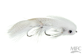 Galloup's Micro Boogieman White Warmwater Flies