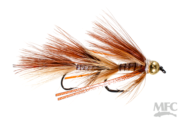 Galloup's Micro Peanut Envy (#10) Brown/Tan Flies