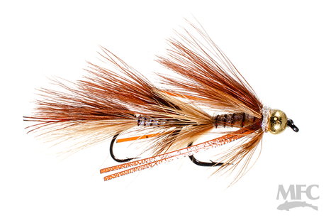 Galloup's Micro Peanut Envy (#10) Brown/Tan Flies