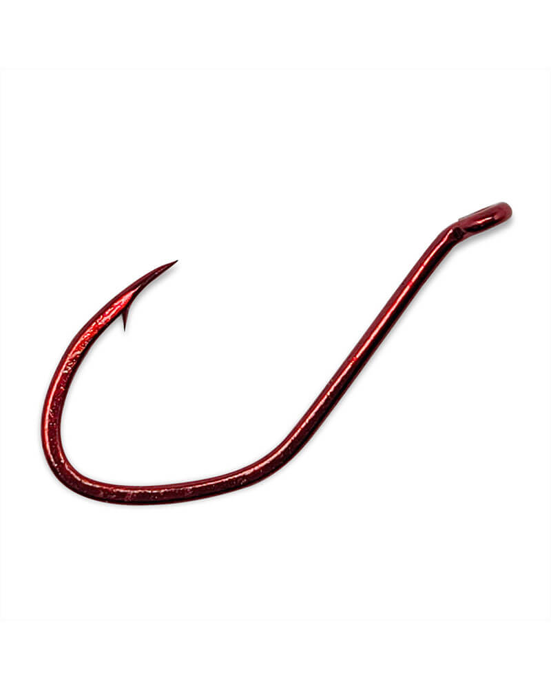 Gamakatsu Big River Bait Hook 25 Pack 1 / Red Hooks