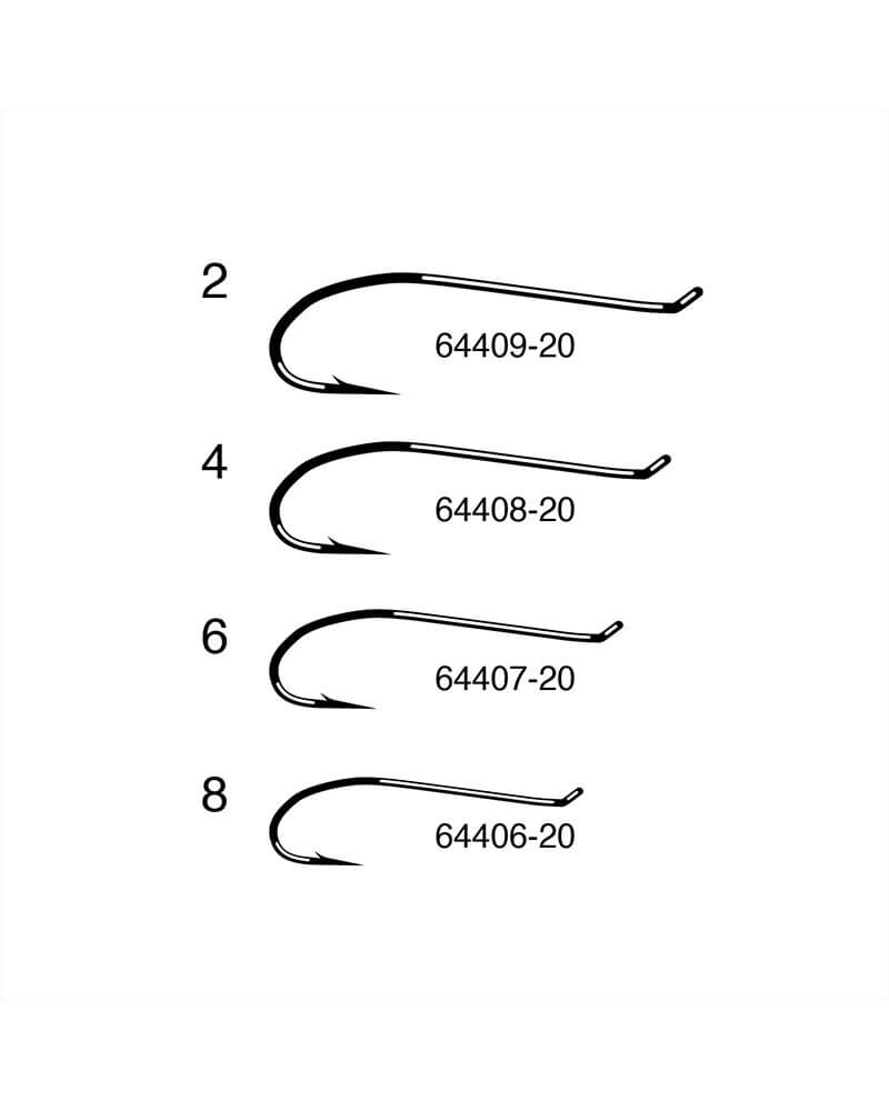 Gamakatsu T10-3H Salmon Dry 1x Fine (20 Pack) Hooks