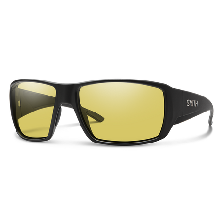 Guide's Choice Matte Black Chromopop Glass Polarized Low Light Yellow Eyewear