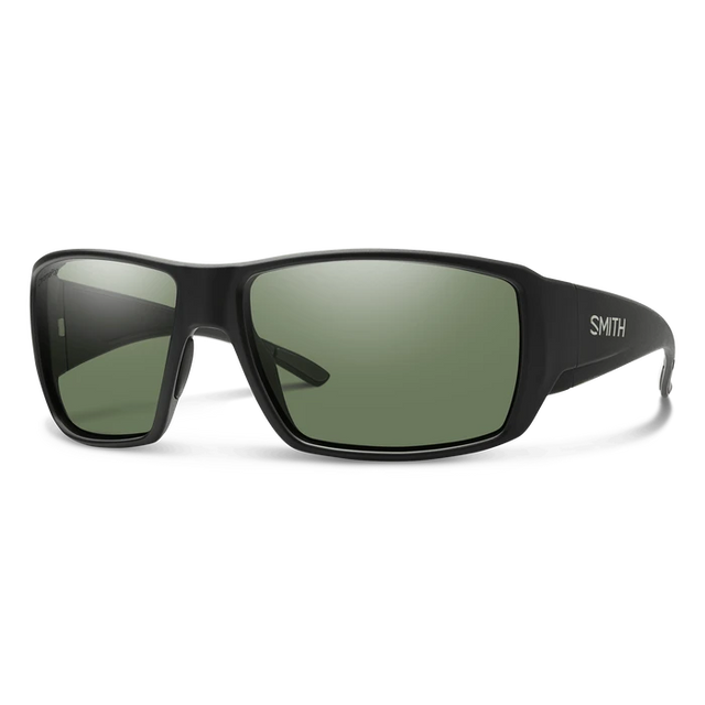 Guide's Choice XL Matte Black ChromaPop Polarized Gray Green Eyewear