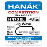 Hanak 470 BL Jig Wave Hook 25pk #10 Hooks