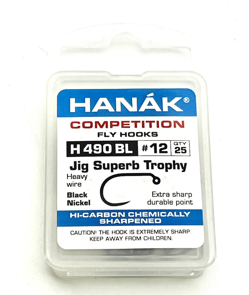 competition jig hooks for fly fishing Hanak 490 BL Trophy Jig Hook 10