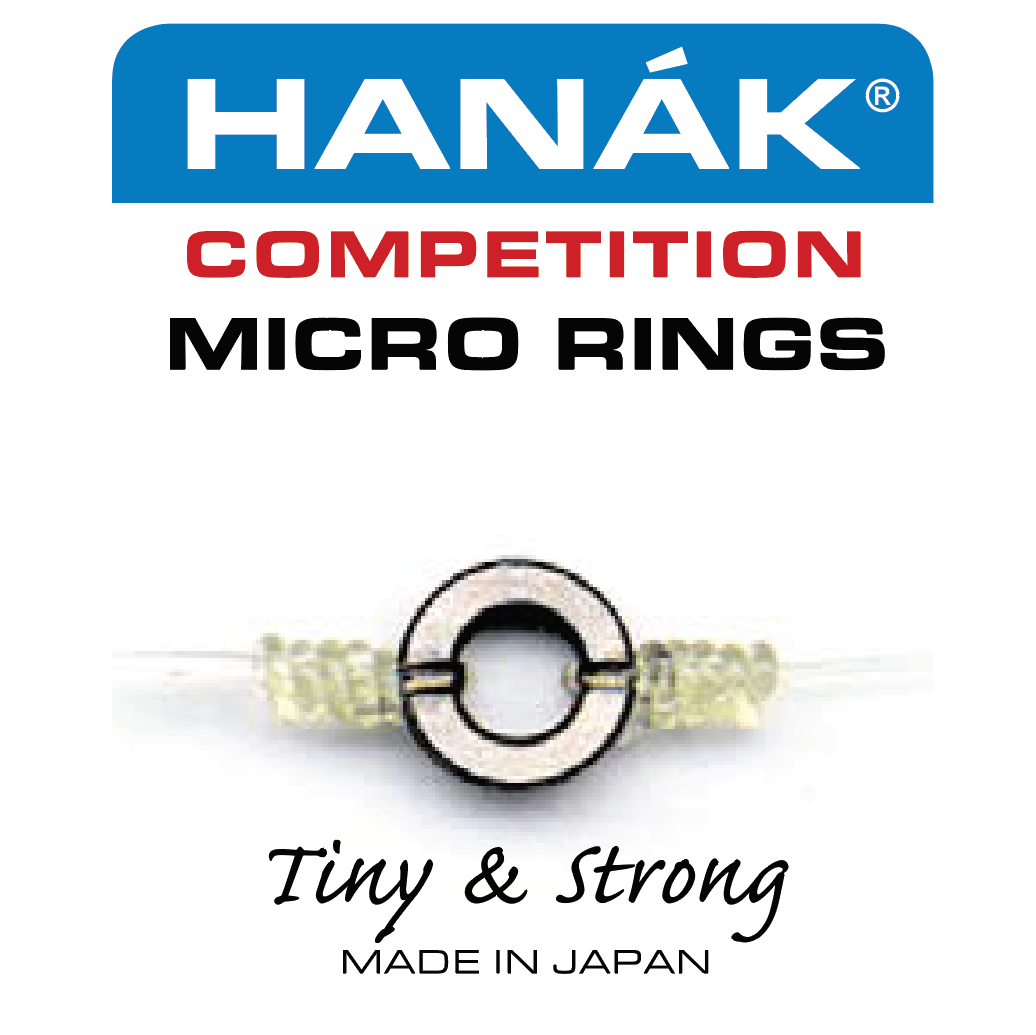 Hanak Micro Rings - 10 pack 2mm - 20lb Fly Fishing Accessories