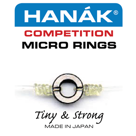 Hanak Micro Rings - 10 pack 2mm - 20lb Fly Fishing Accessories
