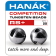 Hanak Tungsten Slotted Beads RS+ 20 Pack Black Nickel / 2.3mm Beads, Eyes, Coneheads