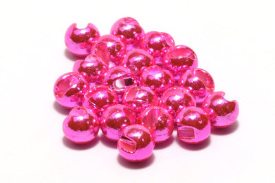 Hareline 7/32 5.5mm Slotted Tungsten Beads #236 Metallic Pink 20 Pack Beads, Eyes, Coneheads