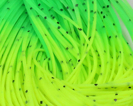 Hareline Crazy Legs Crazy Legs Yellow Chart./Green Chartreuse Tipped #385 Rubber Legs