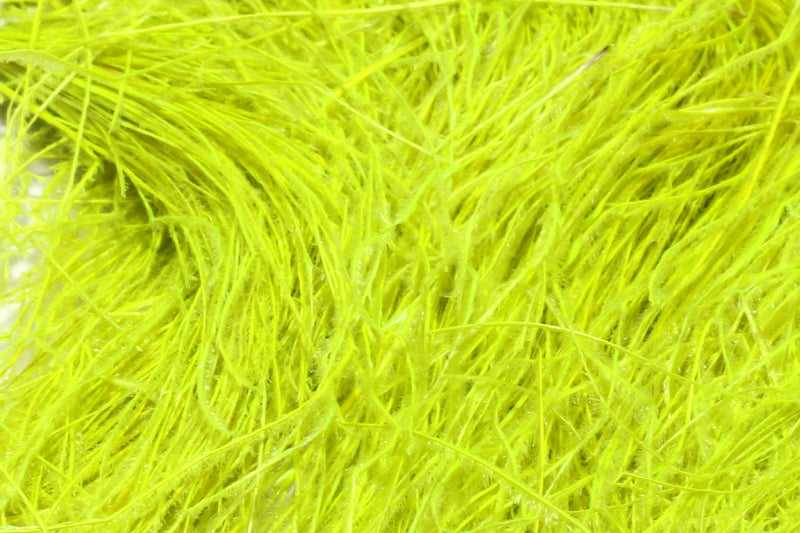 Hareline Dyed Over White Peacock Herl Chartreuse 
