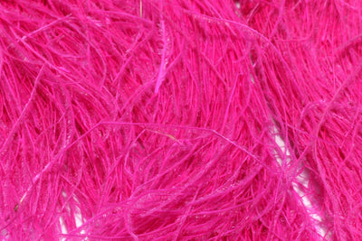 Hareline Dyed Over White Peacock Herl Fuchsia #147 Saddle Hackle, Hen Hackle, Asst. Feathers