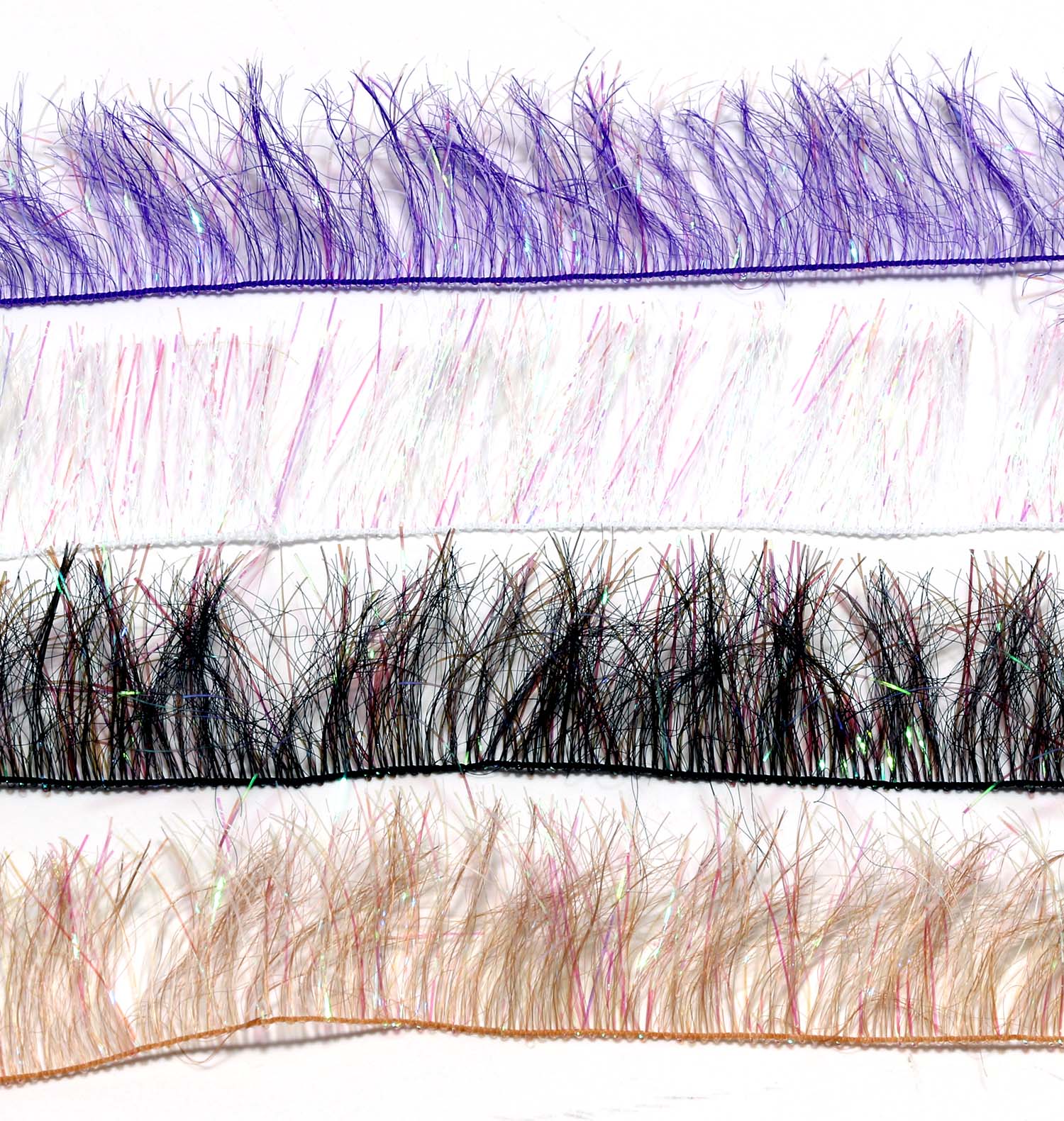 Hareline Folded Palmering Chenille Chenilles, Body Materials