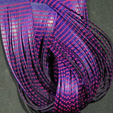 Hareline Grizzly Flutter Legs #16 Purple Barred Hot Pink