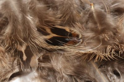 Hareline Hen Pheasant Body Soft Hackle Natural Brown #244 Saddle Hackle, Hen Hackle, Asst. Feathers