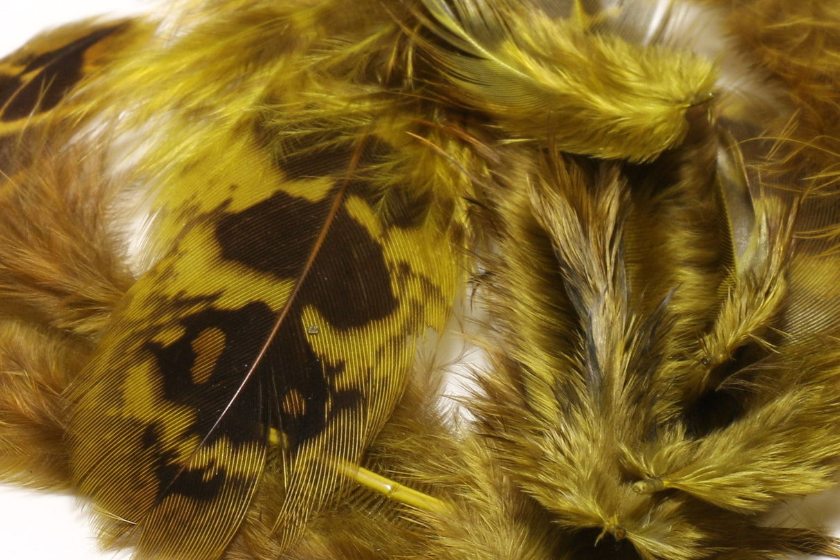 Hareline Hen Pheasant Body Soft Hackle Olive #263 Saddle Hackle, Hen Hackle, Asst. Feathers