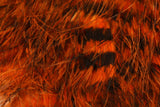 Hareline Jailhouse Marabou Hot Orange Barred Black #187 Saddle Hackle, Hen Hackle, Asst. Feathers