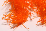 Hareline Microflex Palmered Bugger Chenille Hot Orange #187