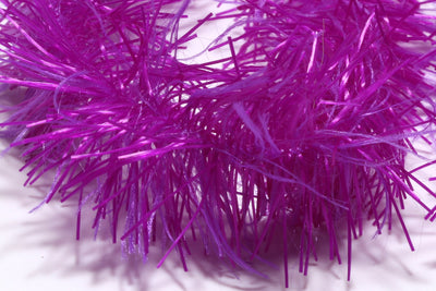 Hareline Microflex Soft Hackle Chenille Extra Small Bright Purple #35