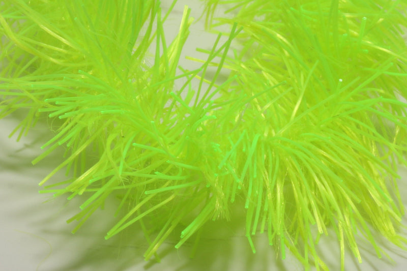 Hareline Microflex Soft Hackle Chenille Extra Small FL Chartreuse 