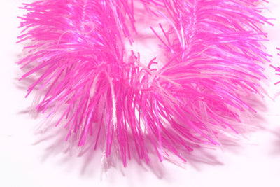 Hareline Microflex Soft Hackle Chenille Extra Small Fl Pink #138