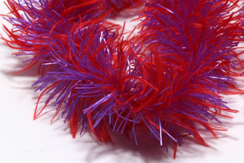 Hareline Microflex Soft Hackle Chenille Extra Small Flaming Purple 