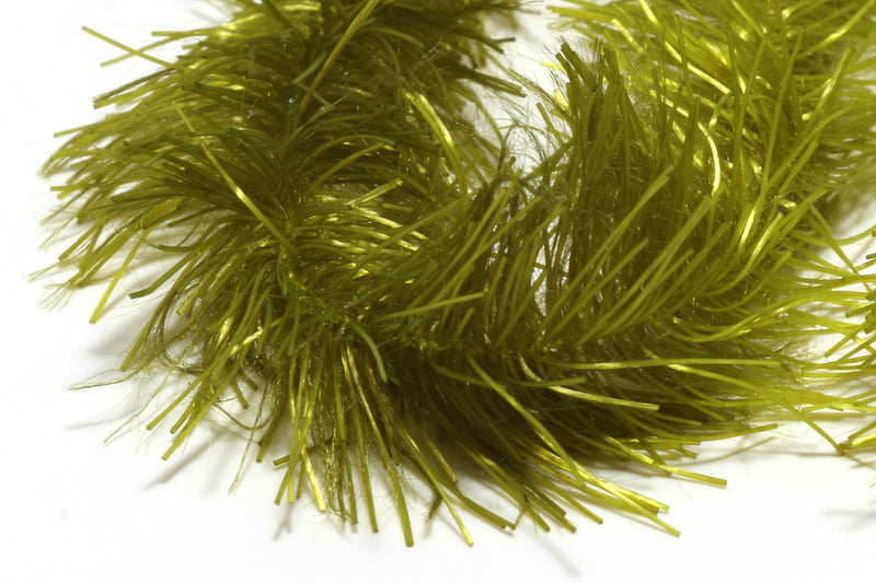 Hareline Microflex Soft Hackle Chenille Extra Small Olive 