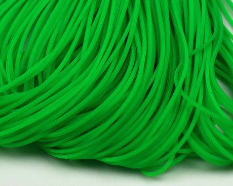 Hareline Silicone Flutter Legs #132 Fl Green Chartreuse