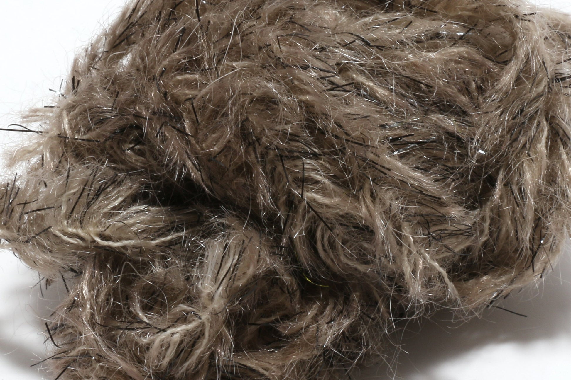 Hareline Speckled Black Mohair Scruff New Chenilles, Body Materials