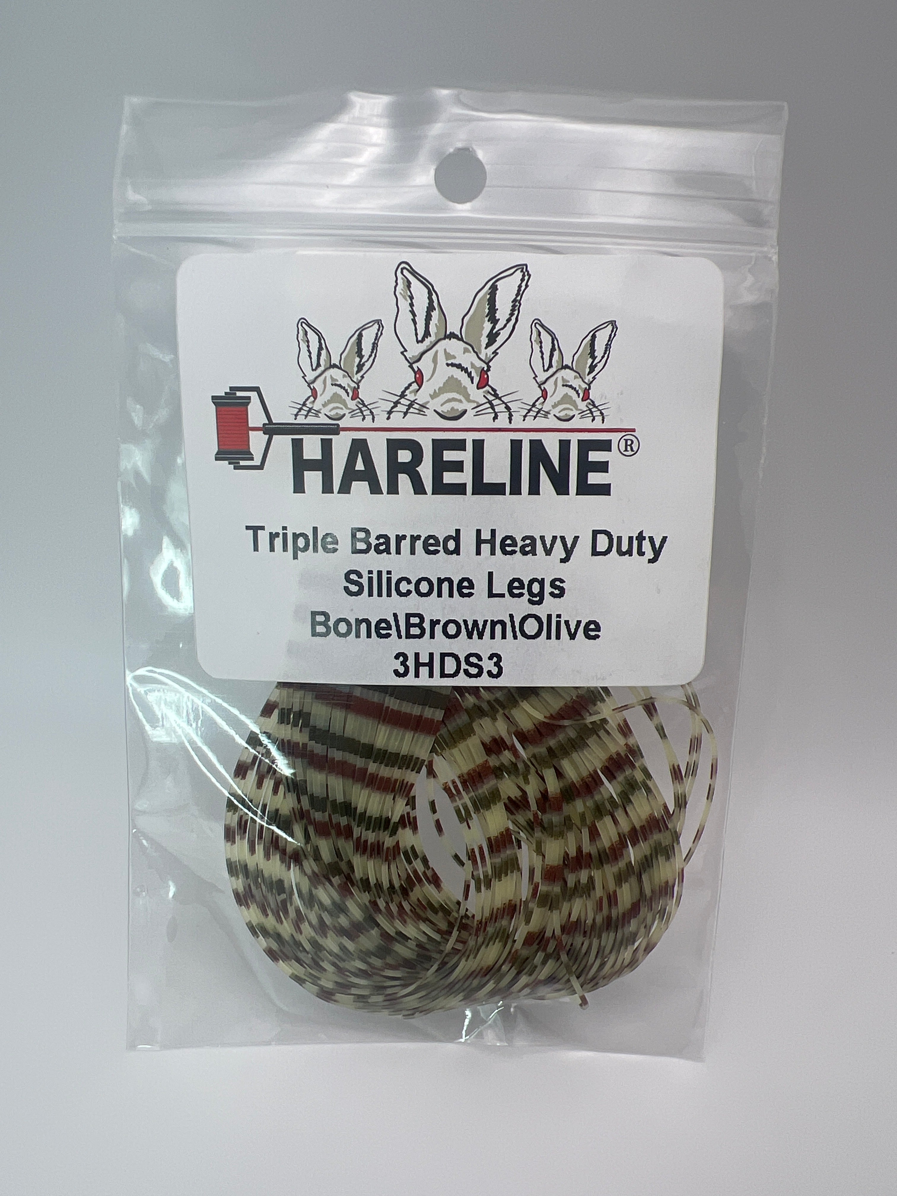 Hareline Triple Barred Heavy Duty Silicone Legs – Dakota Angler