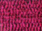 Hareline Variegated Chenille Medium Fuchsia/Black #131 Chenilles, Body Materials