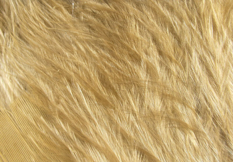 Hareline Wooly Bugger Marabou Tan Saddle Hackle, Hen Hackle, Asst. Feathers