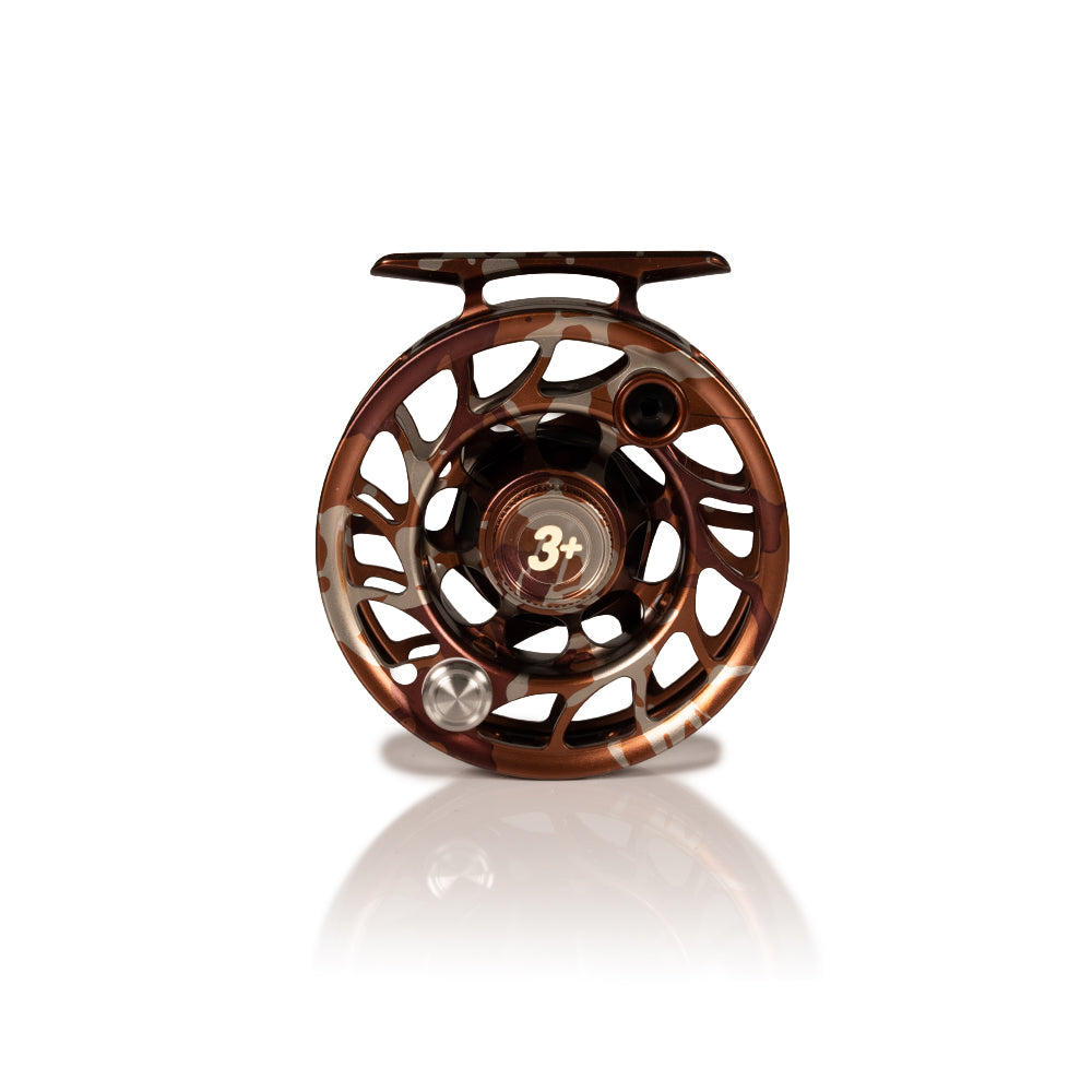 Hatch 2026 Custom Camo Iconic Fly Reel Camo/Bone White / 3 Plus / Large Fly Reel