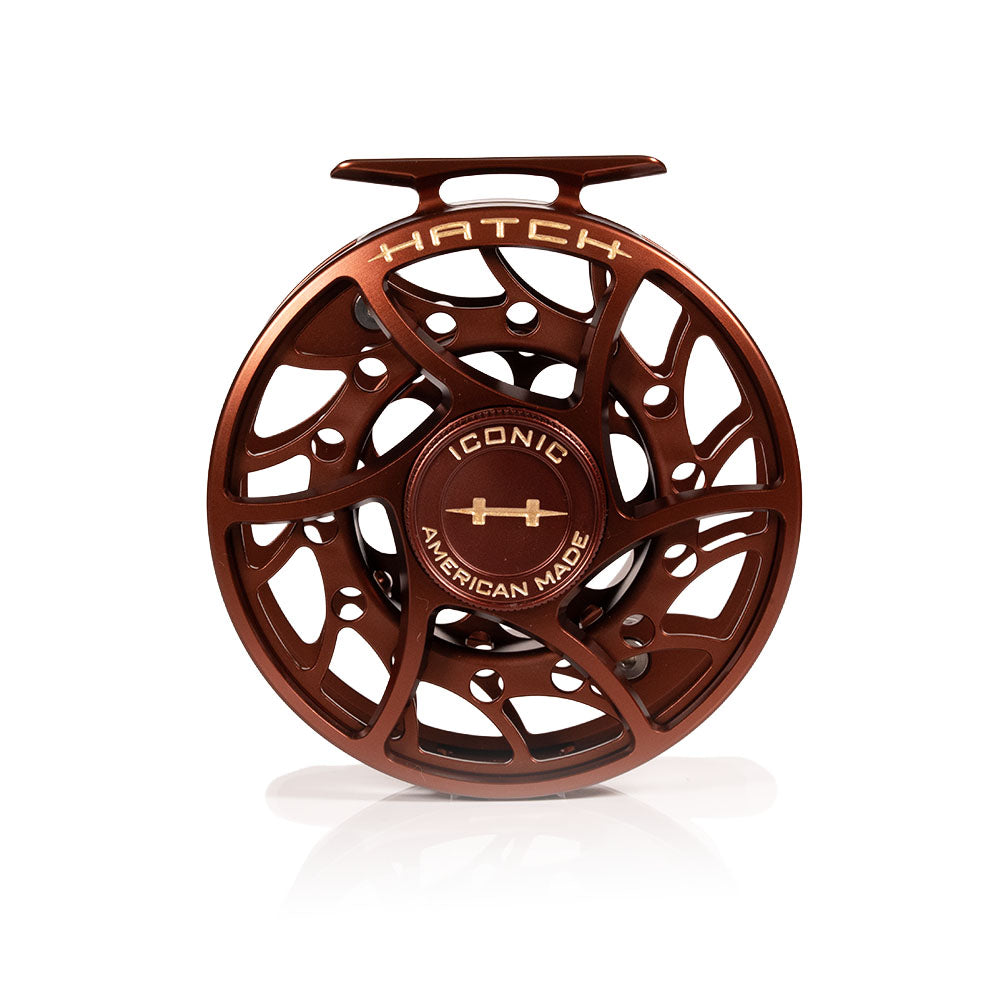 Hatch 2026 Custom Rust Iconic Reel Fly Reel
