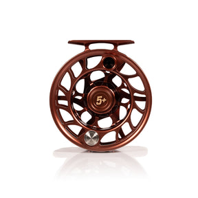 Hatch 2026 Custom Rust Iconic Reel 5 Plus Large Arbor (5-7) / Rust Fly Reel