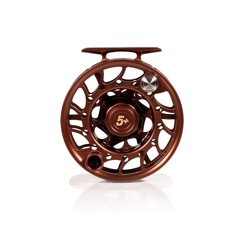 Hatch 2026 Custom Rust Iconic Reel 5 Plus Mid Arbor (5-7) / Rust Fly Reel